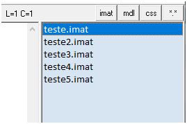 Lista de textos de exemplo