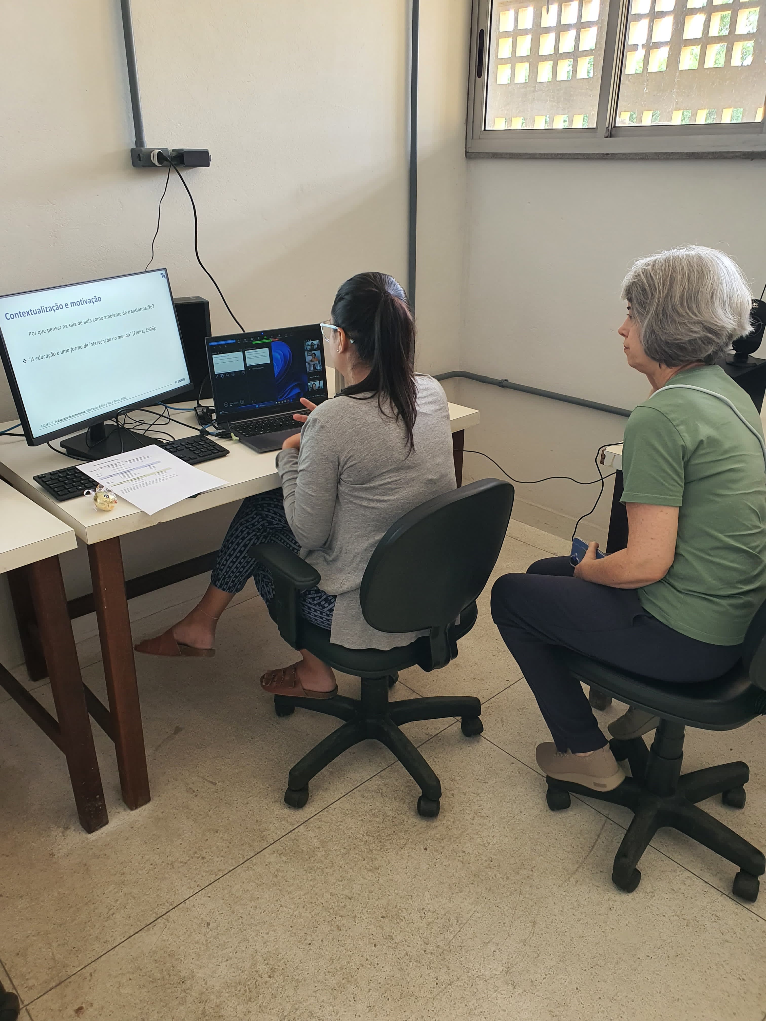 Professores e cursistas no ENPED