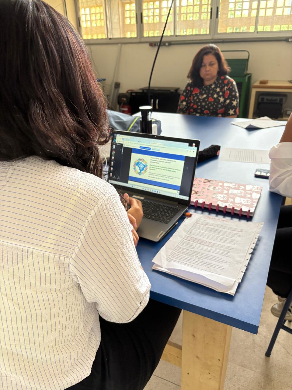 Professores e cursistas no ENPED